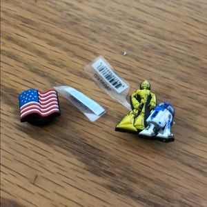 USA and Star Wars Crocs Charms